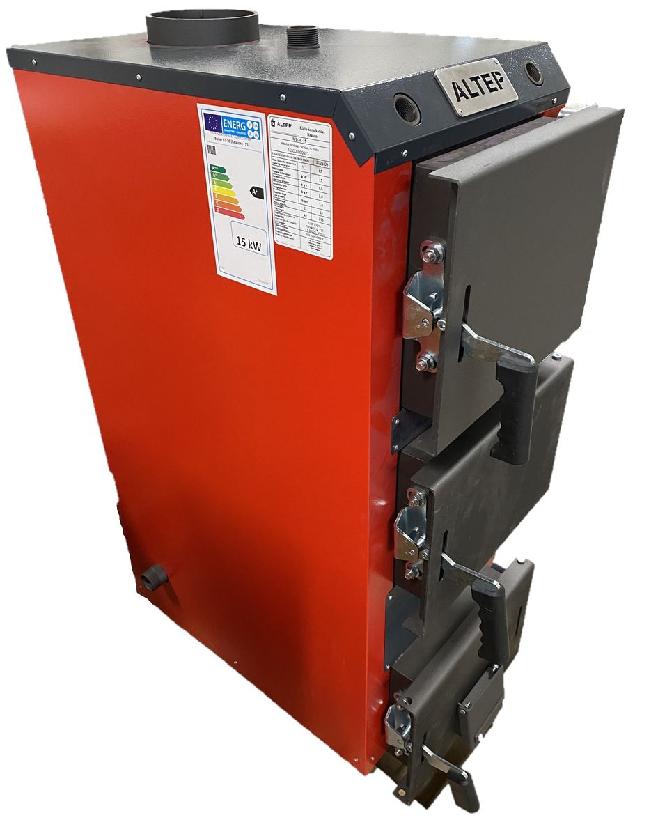 Kieto kuro katilas Altep APAT-REASON KT-3E, 15kW, apatinio degimo Kieto kuro katilas Altep APAT-REASON KT-3E, 15kW, apatinio degimo
