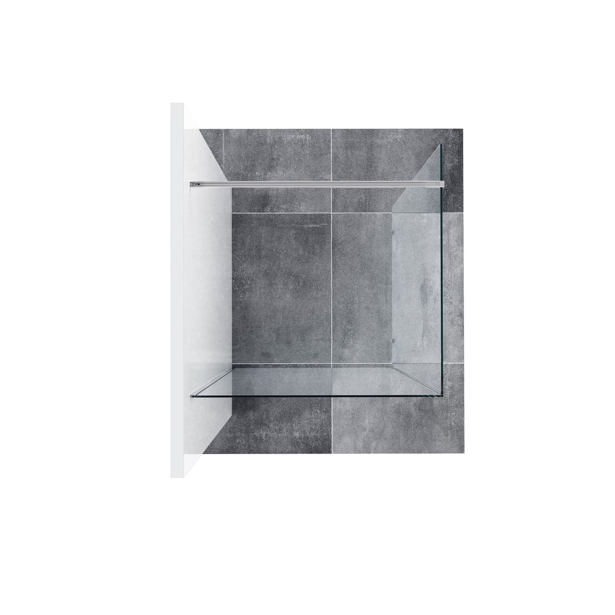 Dušo sienelė Ravak Walk-In Corner Set 110x80, chromas+stiklas Transparent, GW1CD4C0SZ1