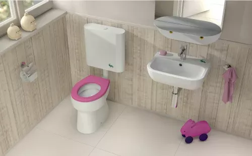 WC sėdynė JIKA BABY be dangčio, rožinė, H8970373240001