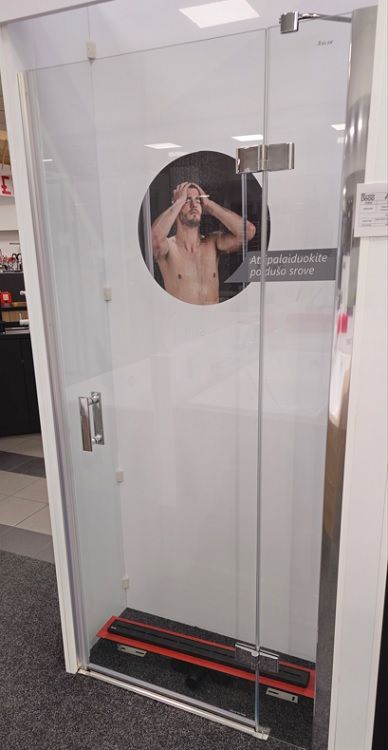 Dušo durys į nišą Ravak Smartline SMSD2-90 A, dešinė, blizgūs profiliai, skaidrus stiklas Dušo durys į nišą Ravak Smartline SMSD2-90 A, dešinė, blizgūs profiliai, skaidrus stiklas