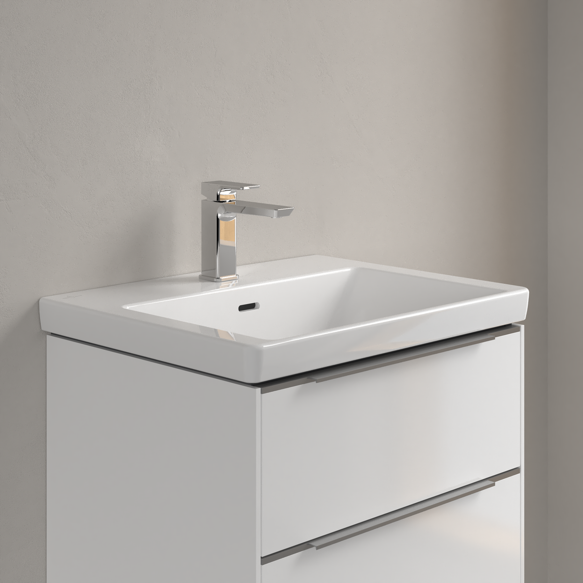 Praustuvas Villeroy & Boch SUBWAY 3.0, 600x470 mm, baltas CeramicPlus, 4A7060R1
