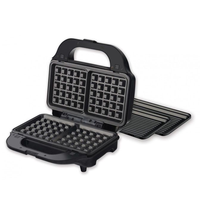 Sumuštinių kepimo aparatas 900W SM-2H900BKS HEINNER Sumuštinių kepimo aparatas 900W SM-2H900BKS HEINNER