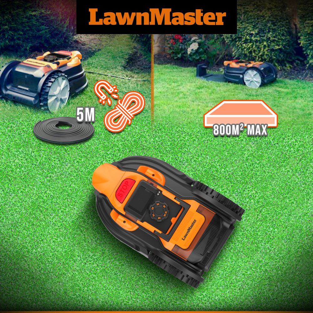 Belaidis vejos robotas Lawnmaster VBRM20D, 24V, 4 Ah, 800 m2 Belaidis vejos robotas Lawnmaster VBRM20D, 24V, 4 Ah, 800 m2