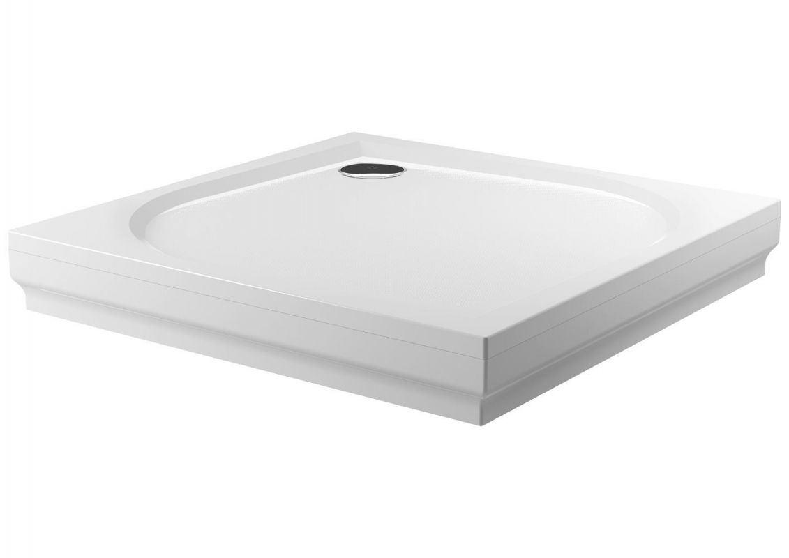 Riho Kolping dušo padėklo šoninė panelė 80x80 cm, balta 209314 Riho Kolping dušo padėklo šoninė panelė 80x80 cm, balta 209314