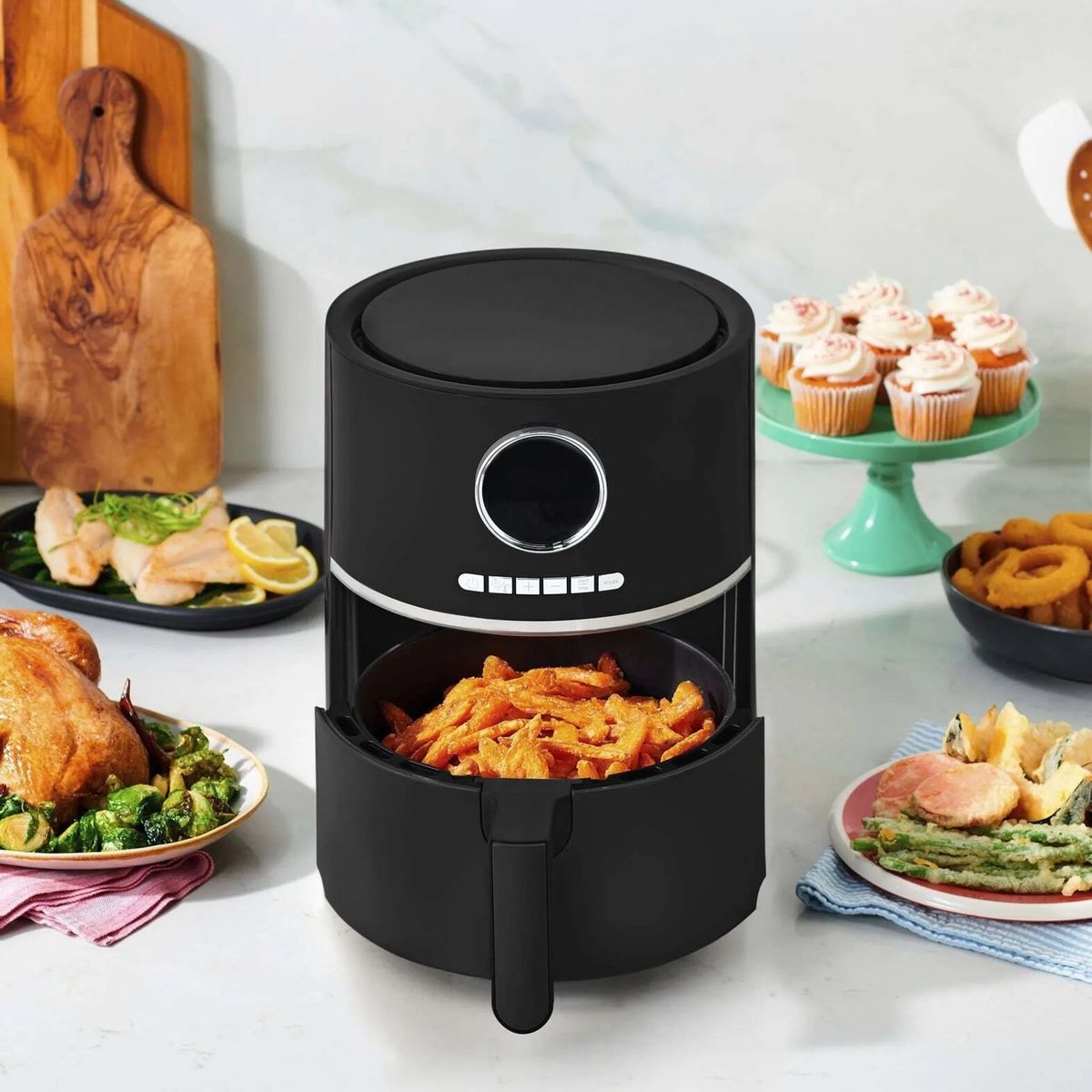 Karšto oro gruzdintuvė Tefal EY1118 Karšto oro gruzdintuvė Tefal EY1118