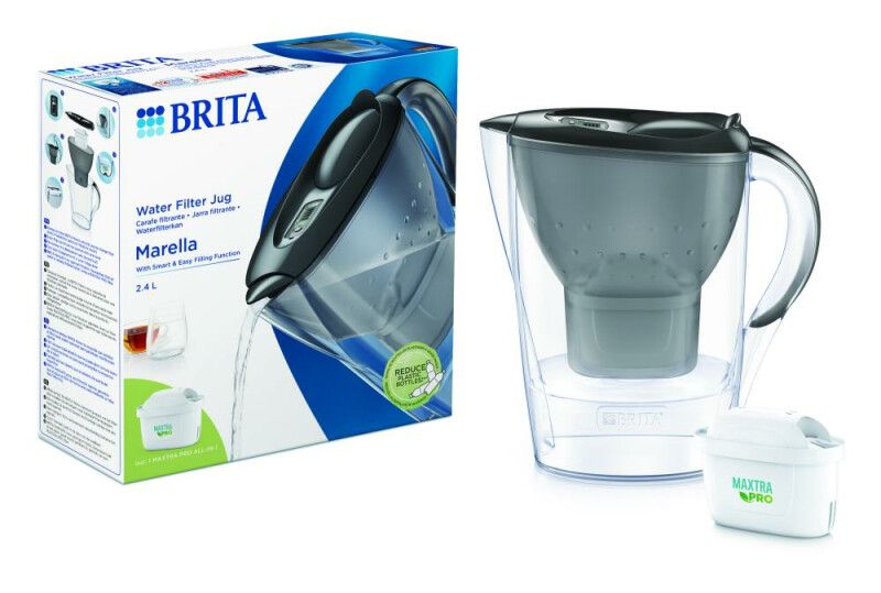 Vandens filtravimo ąsotis BRITA Marella Cool Graphite, 2,4 l