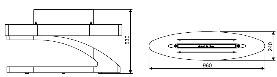 Bio židinys Spartherm Elipse Z, balta spalva, 3,4 kW, 34 m2