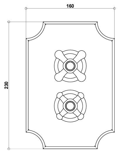 Potinkinis termostatinis maišytuvas voniai/dušui Bongio Axel, blizgaus aukso spalvos, 15544OR00