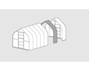 Šiltnamio klasika STANDART 2 m prailginimas be dangos