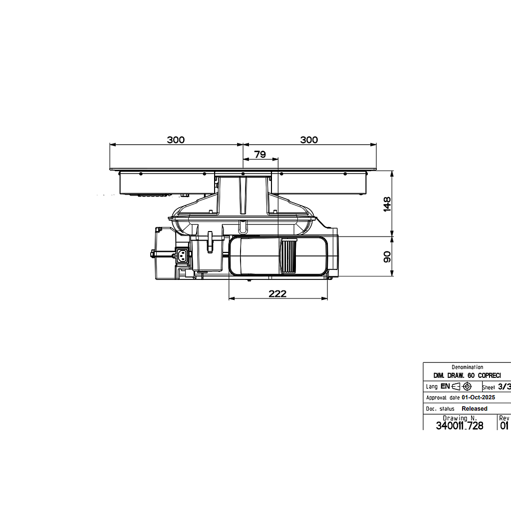 Kaitlentė-gartraukis FABER GALILEO SLIM RING F600