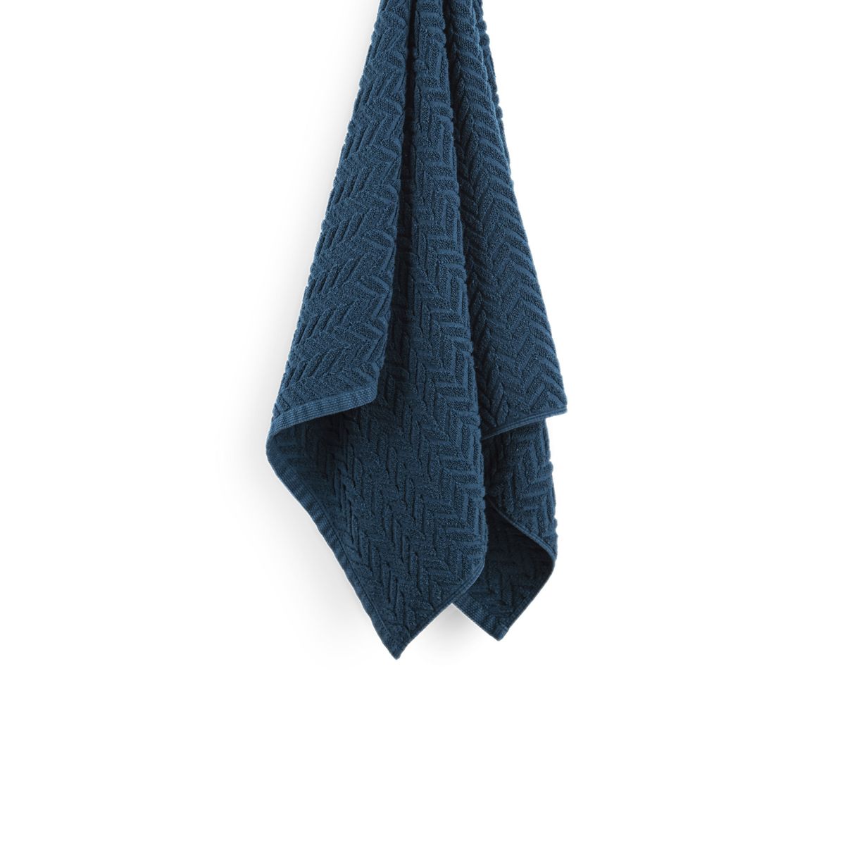 Vonios rankšluostis Sorema CHEVRON, 70X140cm, DARK DENIM, 10050841/21223/70