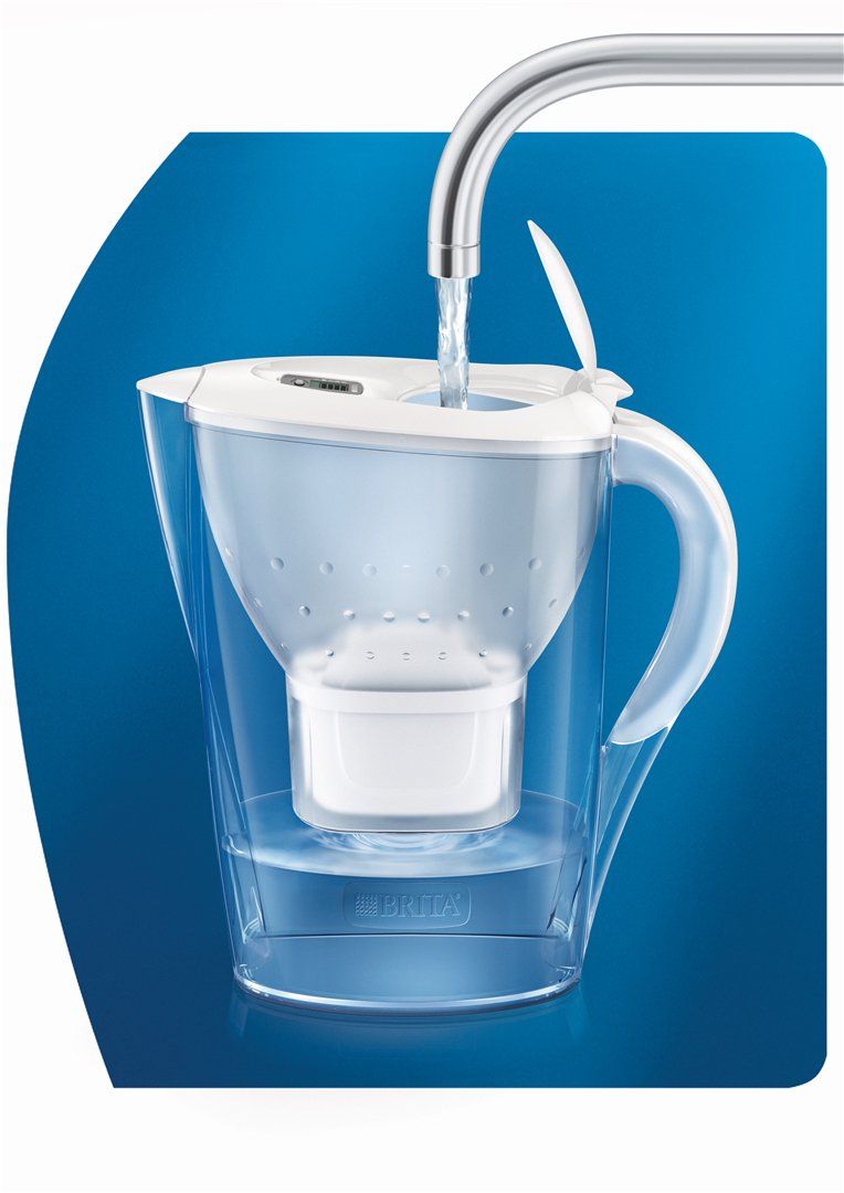 Filtravimo indas vandeniui BRITA MXpro MARELLA 2,4 l, baltas