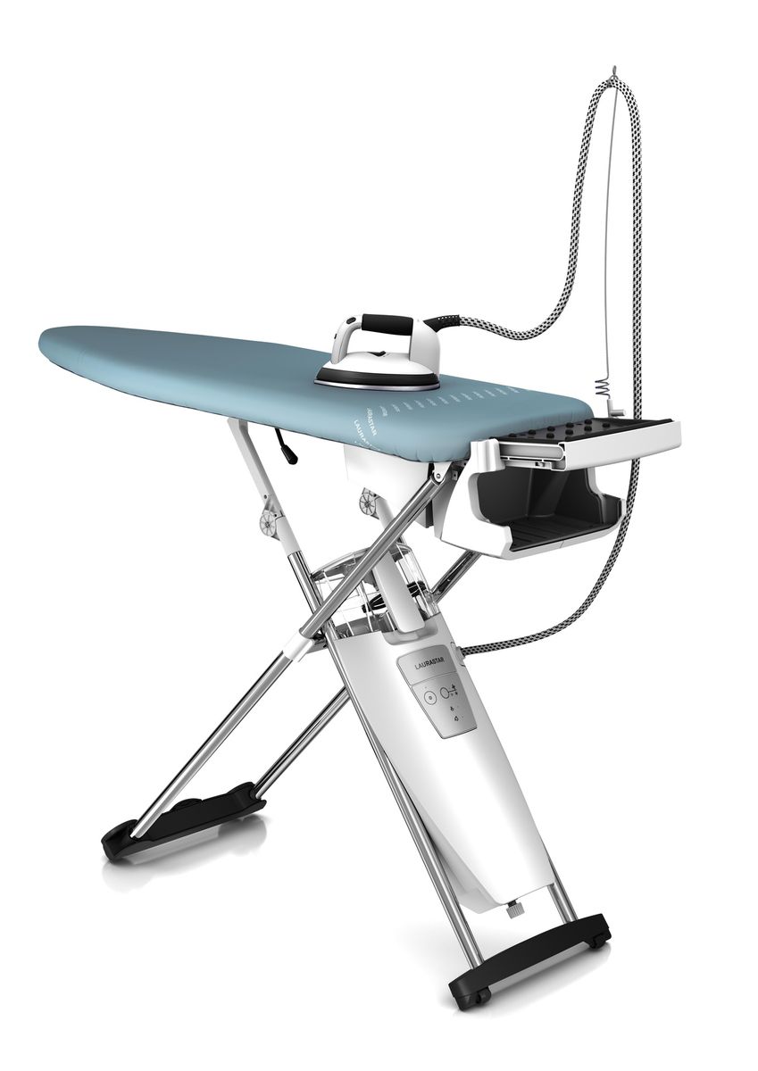 LAURASTAR S PURE ironing system, pearl blue