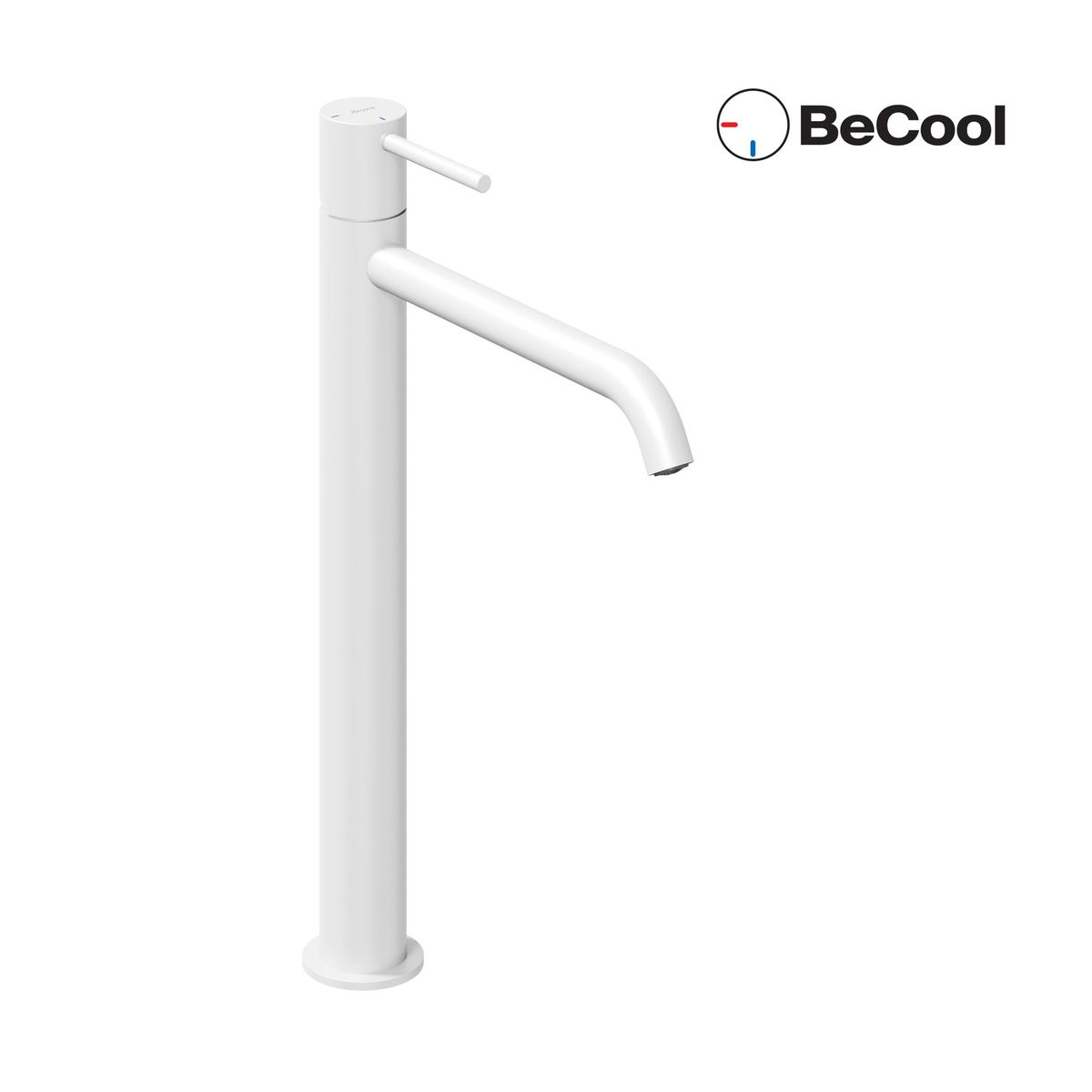 Ravak Praustuvo maišytuvas BeCool 340 mm be dugno vožtuvo, White Velvet X070405