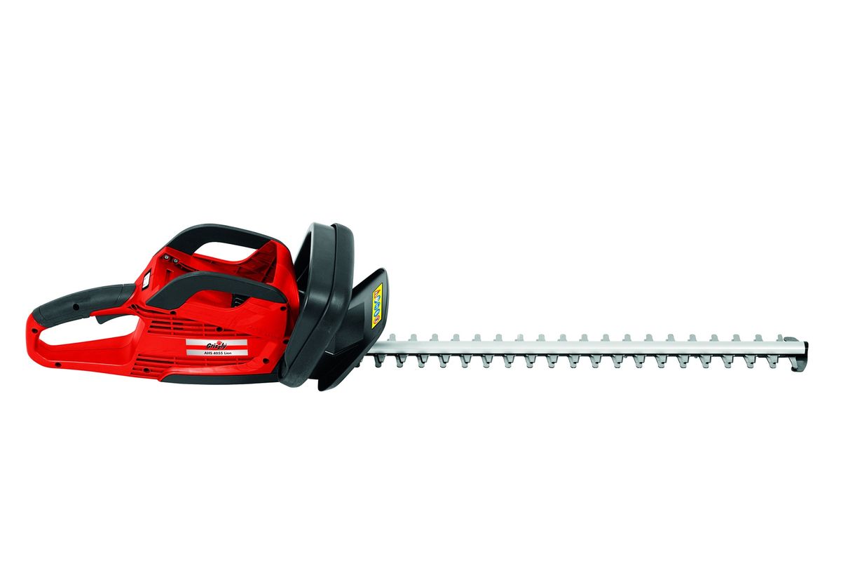 Akumuliatorinės gyvatvorių žirklės Grizzly AHS 4055 Lion, 40 V (be akumuliatoriaus ir pakroviklio)