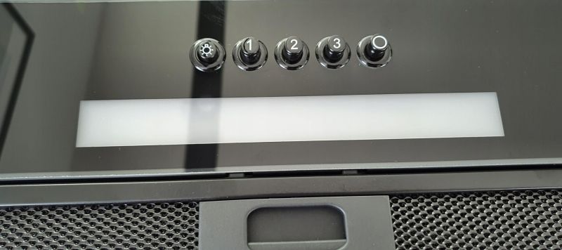 Įmontuojamas gartraukis Schlosser TN60PBBL GLASS, juodas