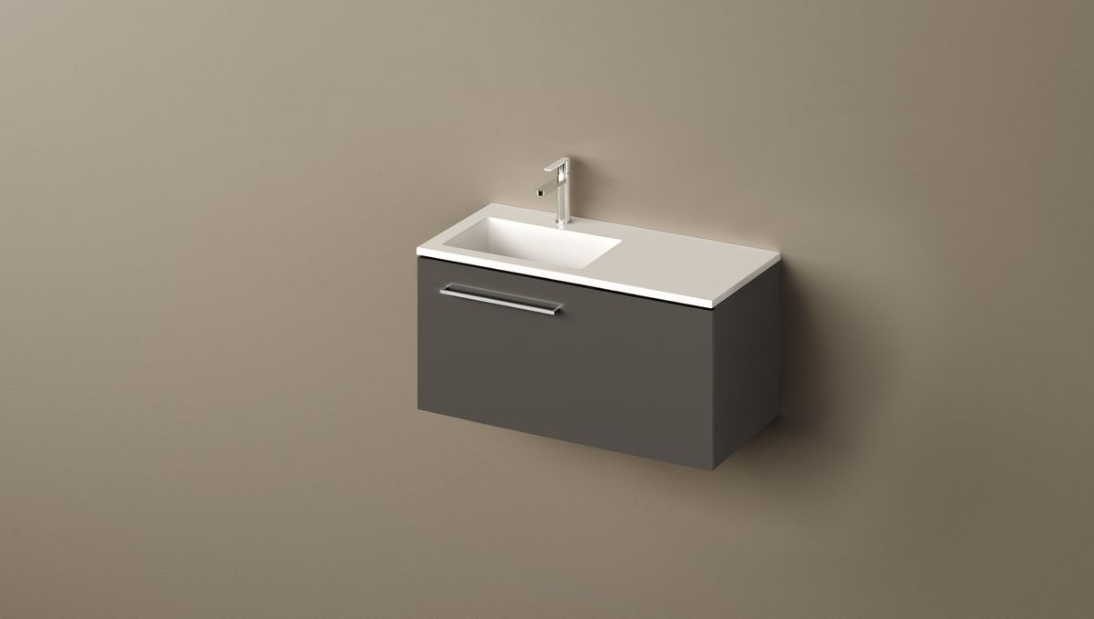Akmens masės praustuvas PAA Loto Mini nestandartinio dydžio 500-1200 mm x 400 mm, baltas IMLOT500-1200/00