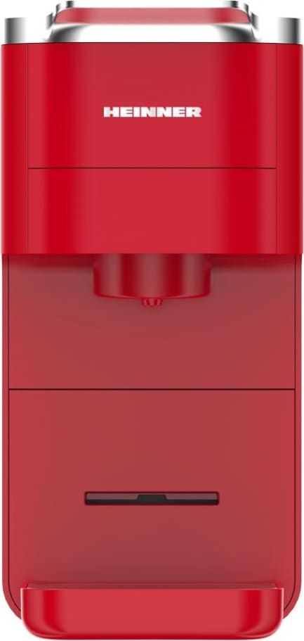 Kavos aparatas (tinka įv.kapsulės ir biri kava) 1525W, 1.5L HEMC-DD15RED HEINNER Kavos aparatas (tinka įv.kapsulės ir biri kava) 1525W, 1.5L HEMC-DD15RED HEINNER