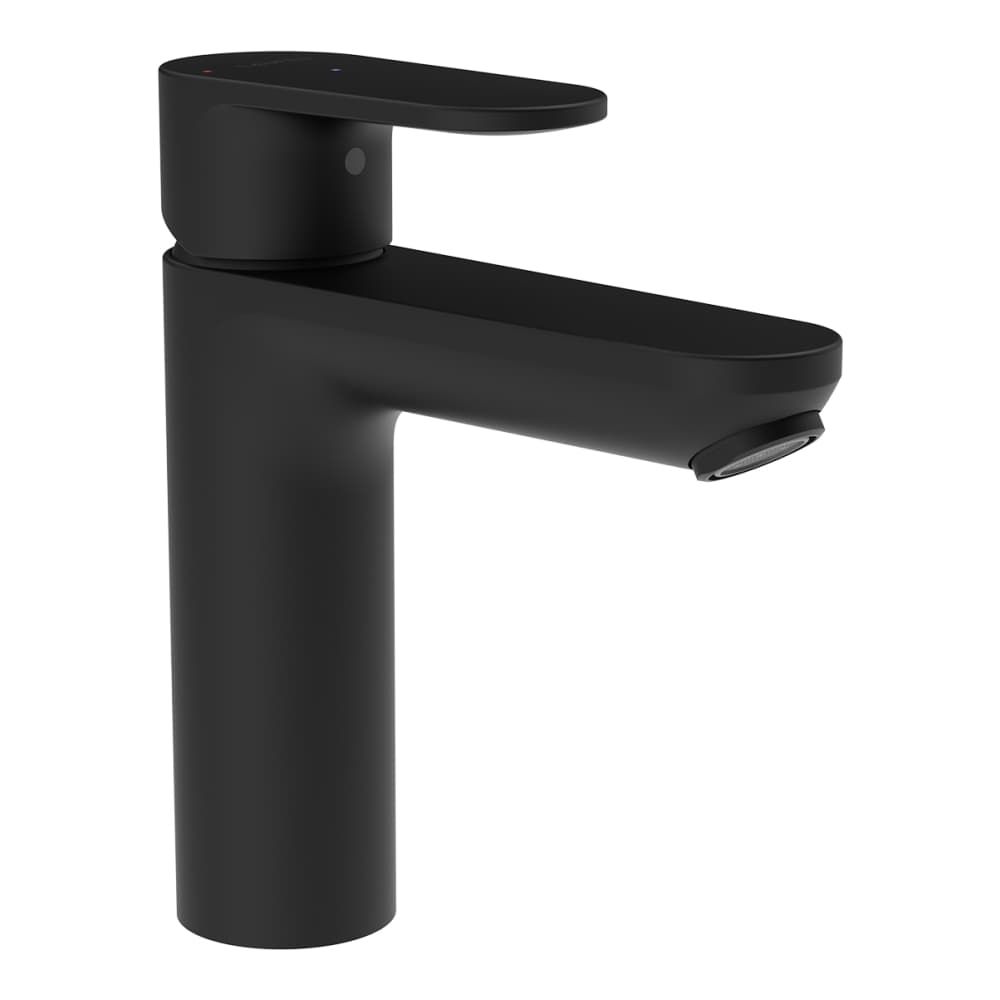 Praustuvo maišytuvas LAUFEN PRO X Eco+ 125 mm, be dugno vožtuvo, juodas matinis, HF506904198000