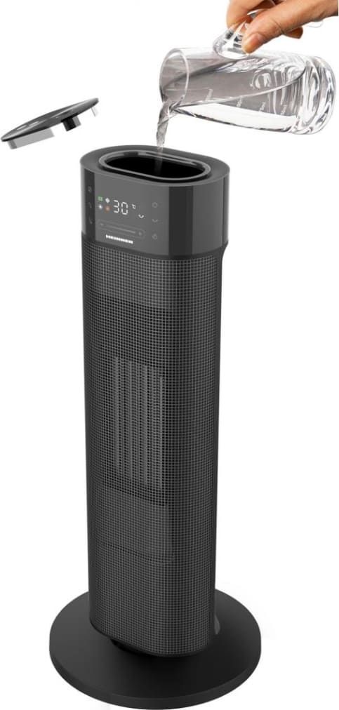 Keraminis šildytuvas su drėkintuvu 1300/2000W HCH-LH2000BK HEINNER Keraminis šildytuvas su drėkintuvu 1300/2000W HCH-LH2000BK HEINNER