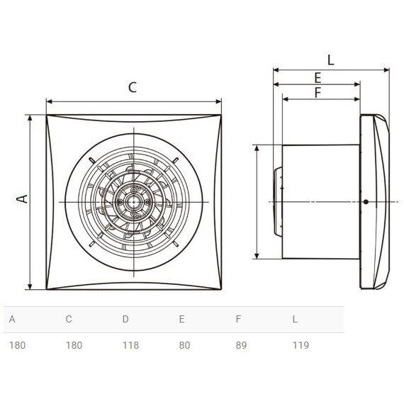 Ventiliatorius Soler &amp; Palau SILENT-200 CRZ (220-240V 50) RE