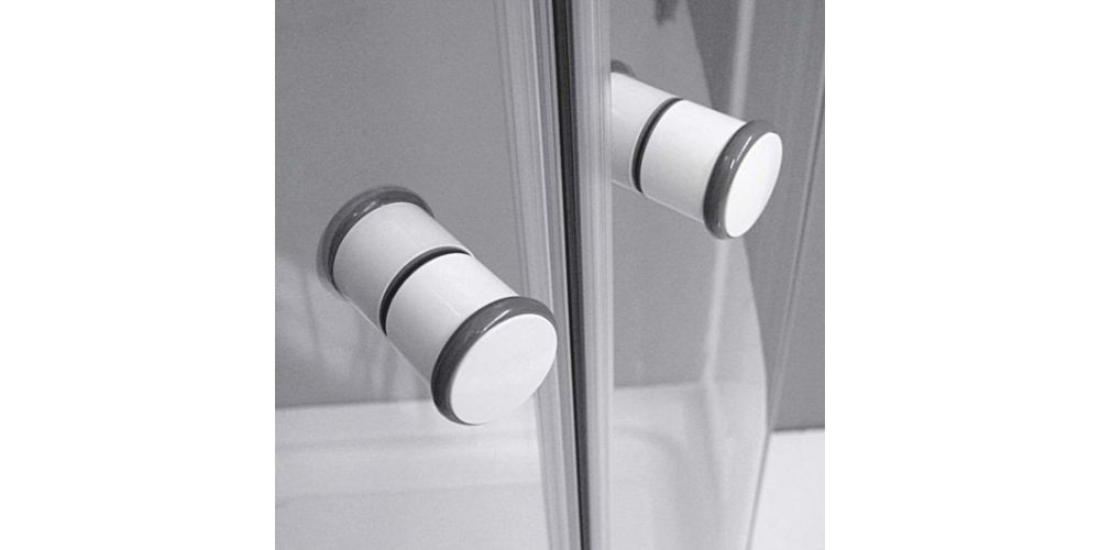 Uždara pusapvalė dušo kabina Roth Simple, 80x80 cm