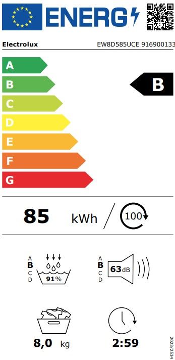 Džiovyklė Electrolux EW8D585UCE Džiovyklė Electrolux EW8D585UCE