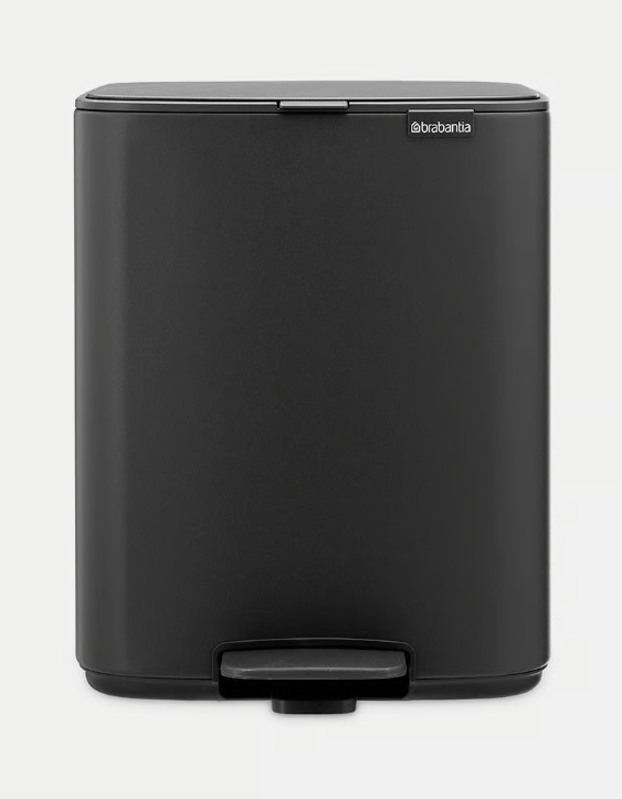 Šiukšlių dėžė Brabantia Bo, 12L., Mineral Infinite Grey, 238086