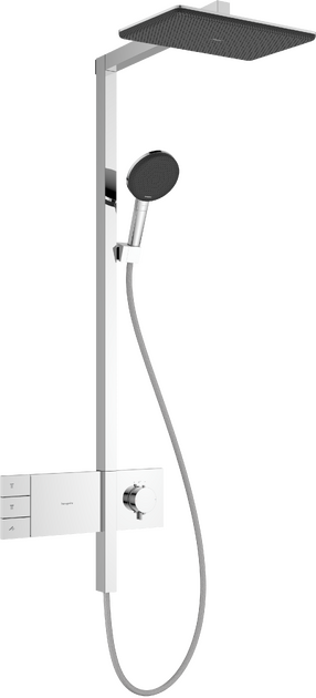 Dušo sistema HANSGROHE Raindance Alive Q su termostatu, chromo, 24590000 Dušo sistema HANSGROHE Raindance Alive Q su termostatu, chromo, 24590000