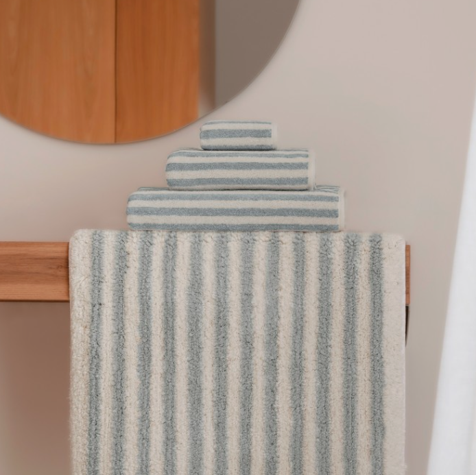 Vonios rankšluostis DOURO 50X100 cm, sea mist/snow, 1005292910002