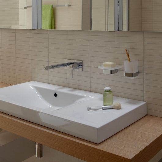 Sieninė vonios muilinė Emco Loft, chromas 053000100 Sieninė vonios muilinė Emco Loft, chromas 053000100