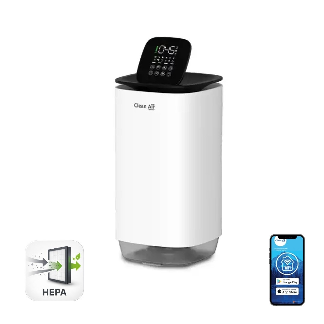 Išmanusis HEPA oro drėkintuvas – valytuvas Clean Air CA-808 Smart Išmanusis HEPA oro drėkintuvas – valytuvas Clean Air CA-808 Smart