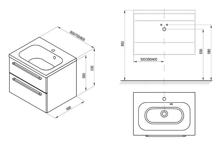 Praustuvo spintelė SD 700 chrome II balta X000001777