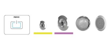 Masažinė vonia Riho Miami Flow Hydro 170x70 cm