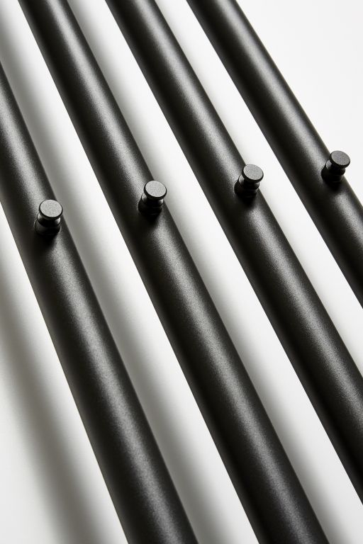 Rankšluosčių džiovintuvas PMH Rosendal 11,5x150 cm, juoda struktūrinė, R2BL/2 Rankšluosčių džiovintuvas PMH Rosendal 11,5x150 cm, juoda struktūrinė, R2BL/2