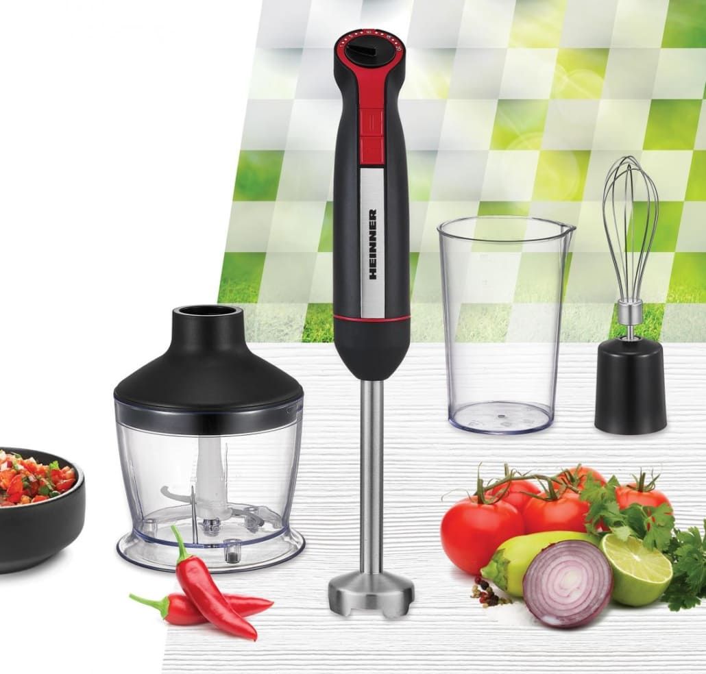 Rankinis blenderis 1200W HHB-DC1200BKRD HEINNER Rankinis blenderis 1200W HHB-DC1200BKRD HEINNER