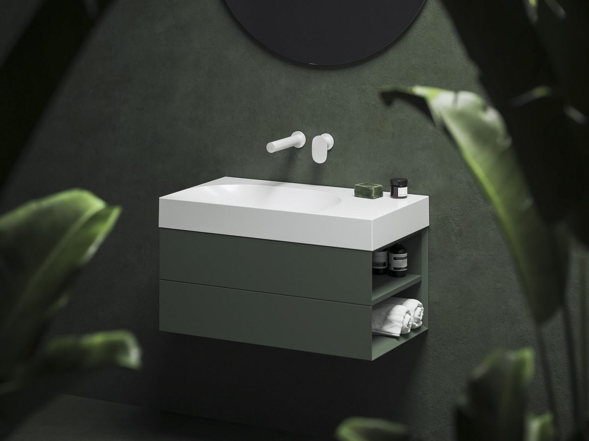 Spintelė po praustuvu Ravak SD Lite 80 D Grey Green X000001888