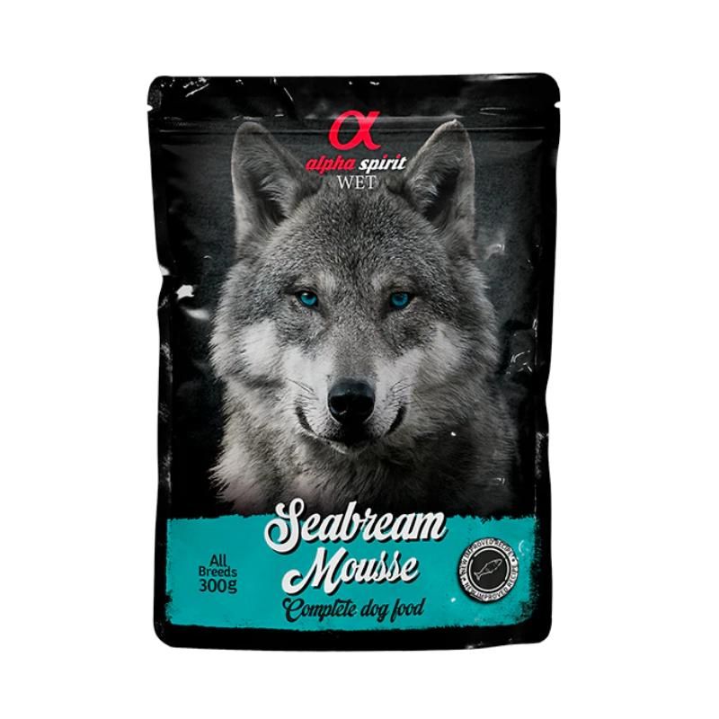 ALPHA SPIRIT WET putėsiai šunims su dorada 300g 6vnt (12), ALPHD050007911