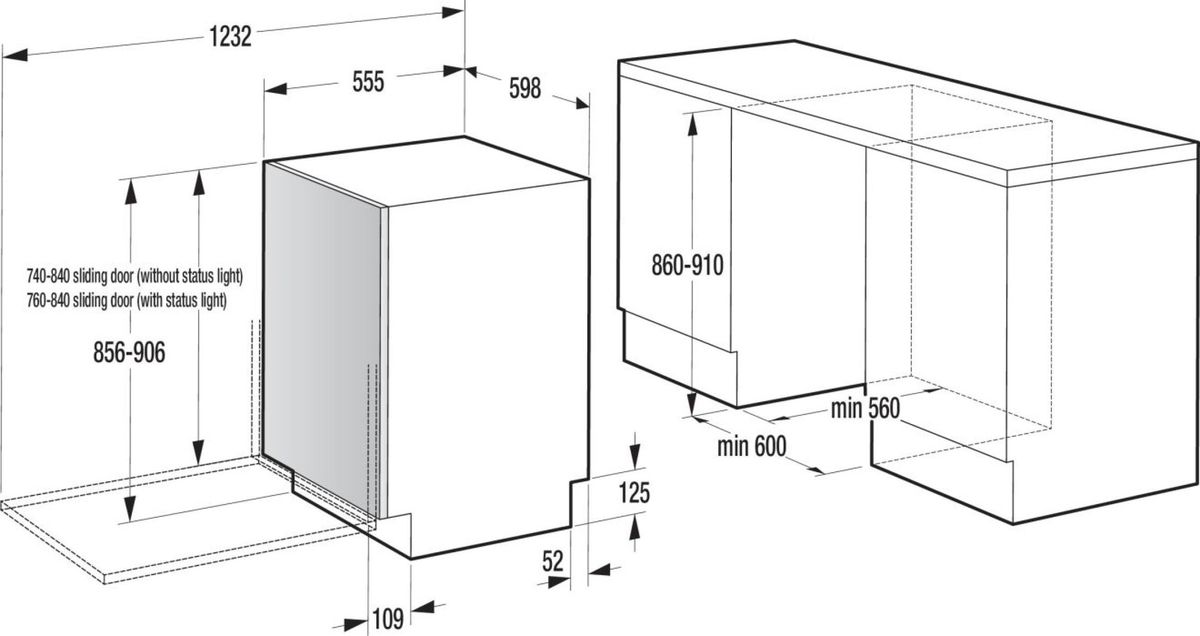 Indaplovė Gorenje GV663B65XXL
