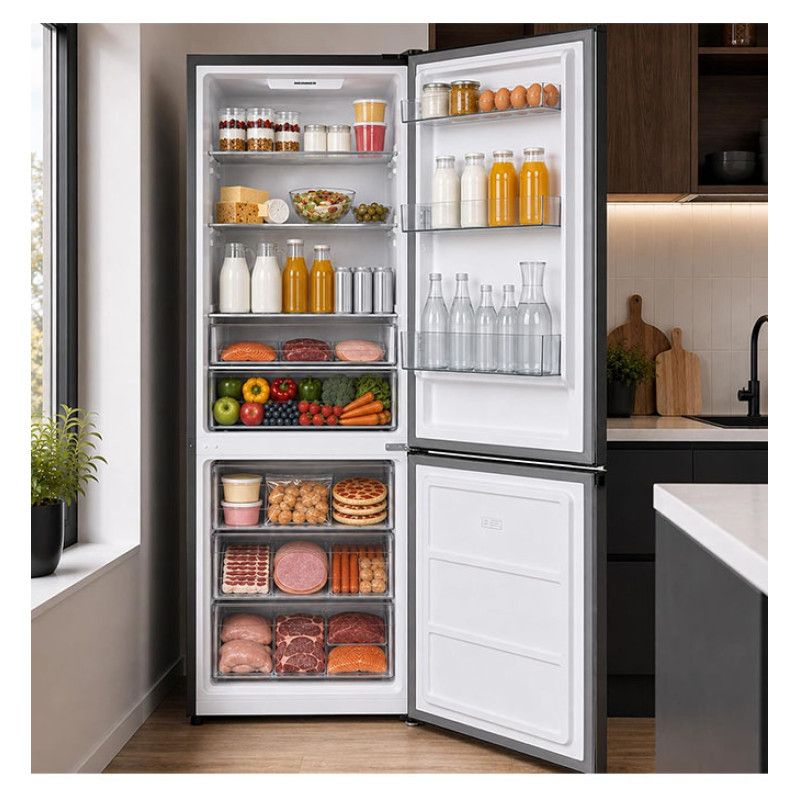 Šaldytuvas Combi No Frost HCNF-HM400DINVDGE++ HEINNER