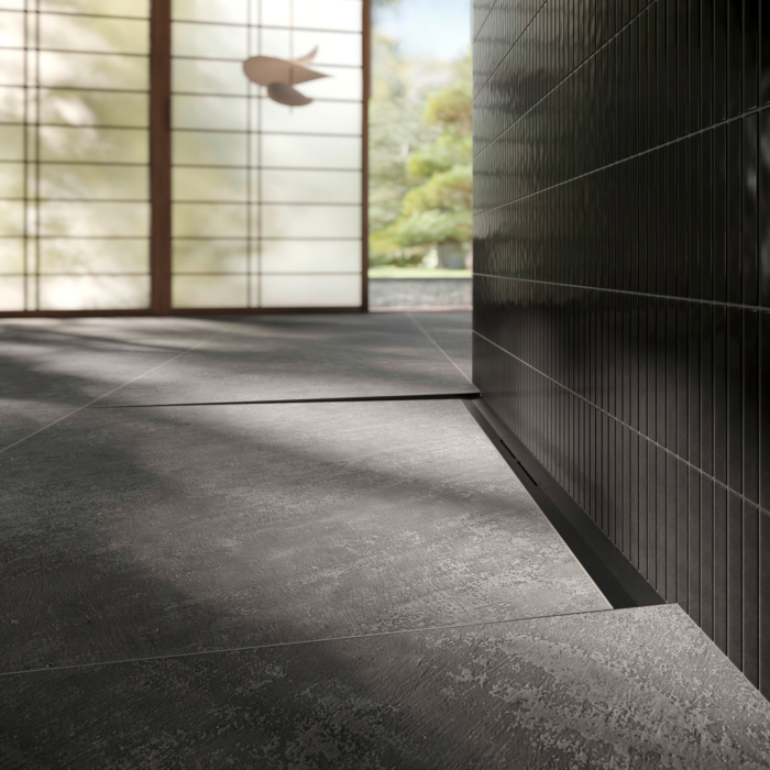 Tece drainprofile juodos matinės dušo profilio grotelės 800 mm, 670821