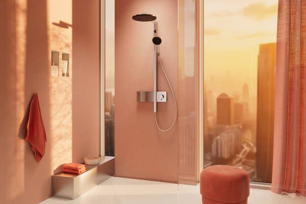 Termostatinė dušo sistema Hansgrohe Raindance Alive S 300 2jet su ShowerSelect Comfort, chromas, 24595000 Termostatinė dušo sistema Hansgrohe Raindance Alive S 300 2jet su ShowerSelect Comfort, chromas, 24595000