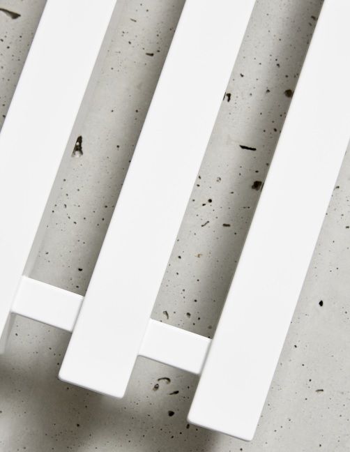 Rankšluosčių džiovintuvas PMH Pluto 38,5x150 cm, baltas, P2W/6