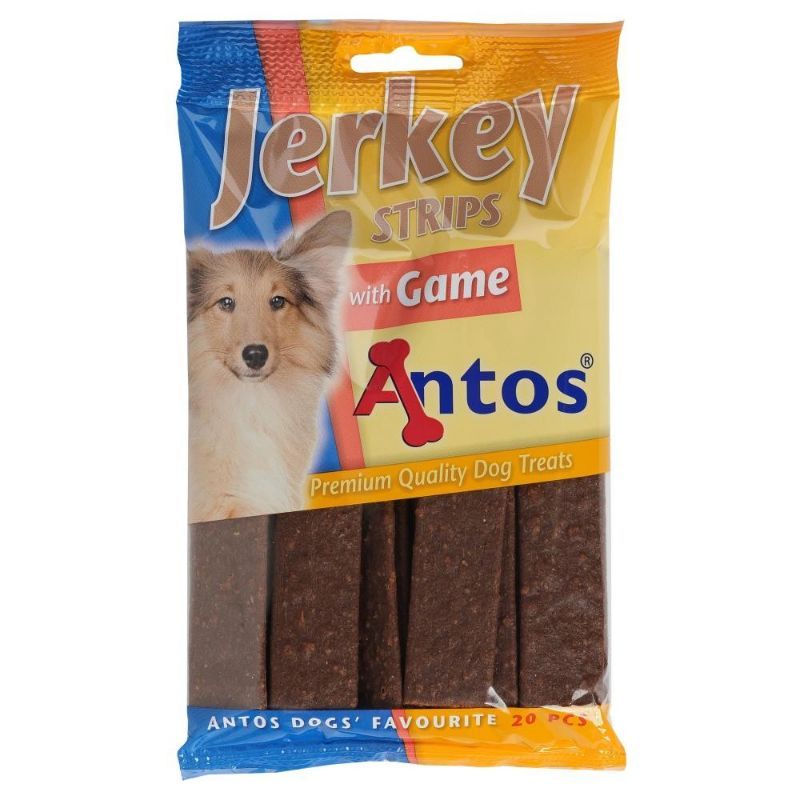 ANTOS Jerkey Strips Game 20vnt. plokštelės su žvėriena (14), 20412P