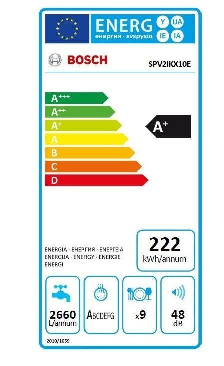 Indaplovė Bosch SPV2IKX10E Indaplovė Bosch SPV2IKX10E