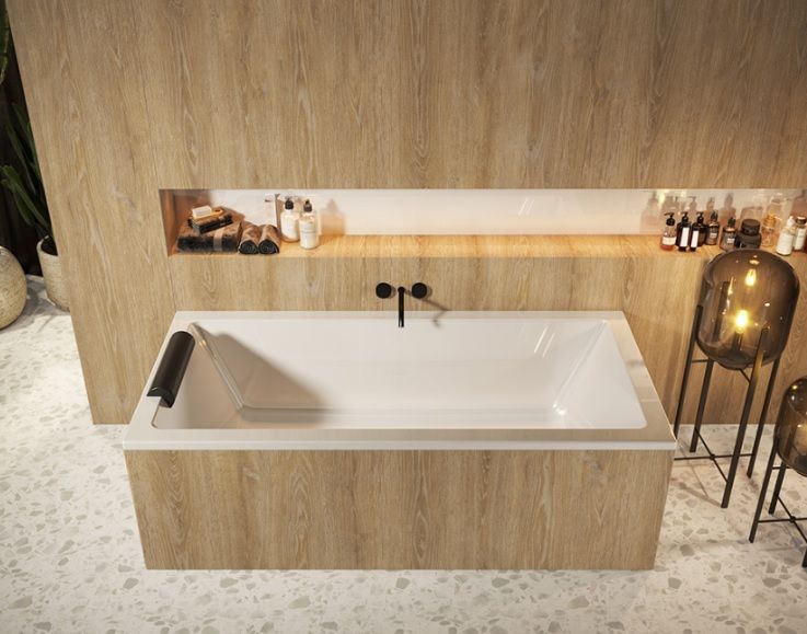 Masažinė vonia RIHO Lusso 190x90 cm Joy 6+6+2/14+šviesa + BLUETOOTH