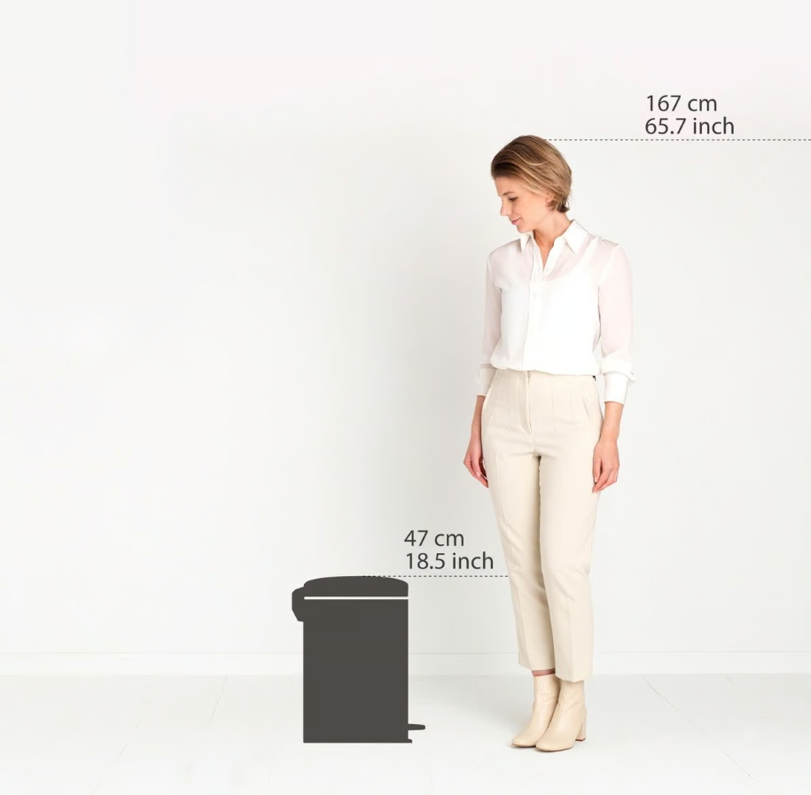 Šiukšlių dėžė Brabantia NewIcon 20L, Mellow Yellow, 233821