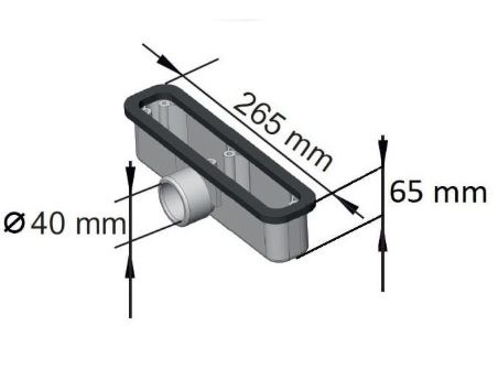 Sifonas dušo padėklui RIHO ISOLA 208857