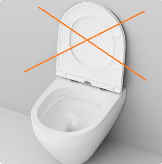 Pakabinamas klozetas AM.PM. Spirit FlashClean, be dangčio