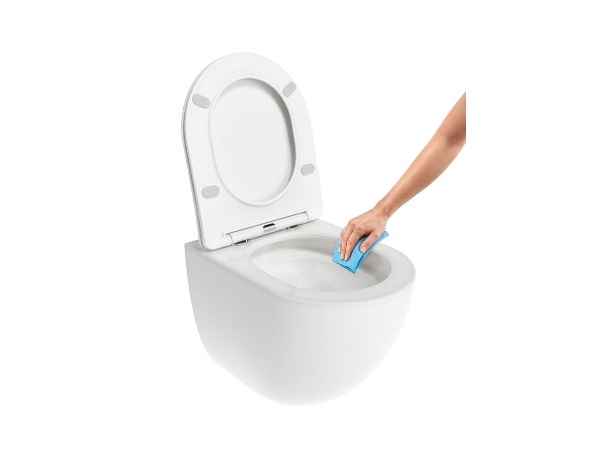 Pakabinamas WC Ravak Chrome AquaSpin set, baltas, X03121 Pakabinamas WC Ravak Chrome AquaSpin set, baltas, X03121